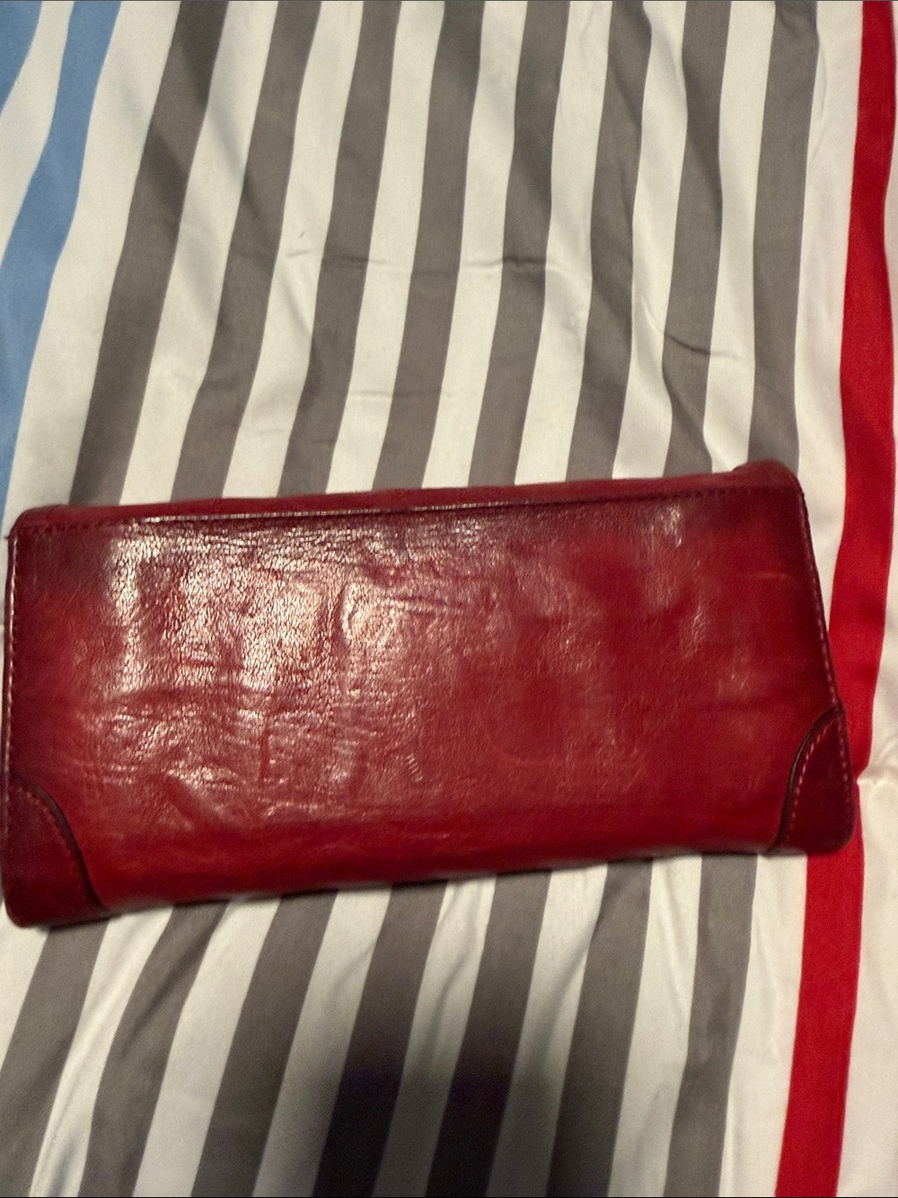 Frye Red Leather Wallet - Picture 3 of 3